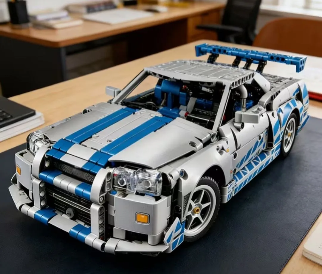Машинка-конструктор Nissan Skyline R34 1:14